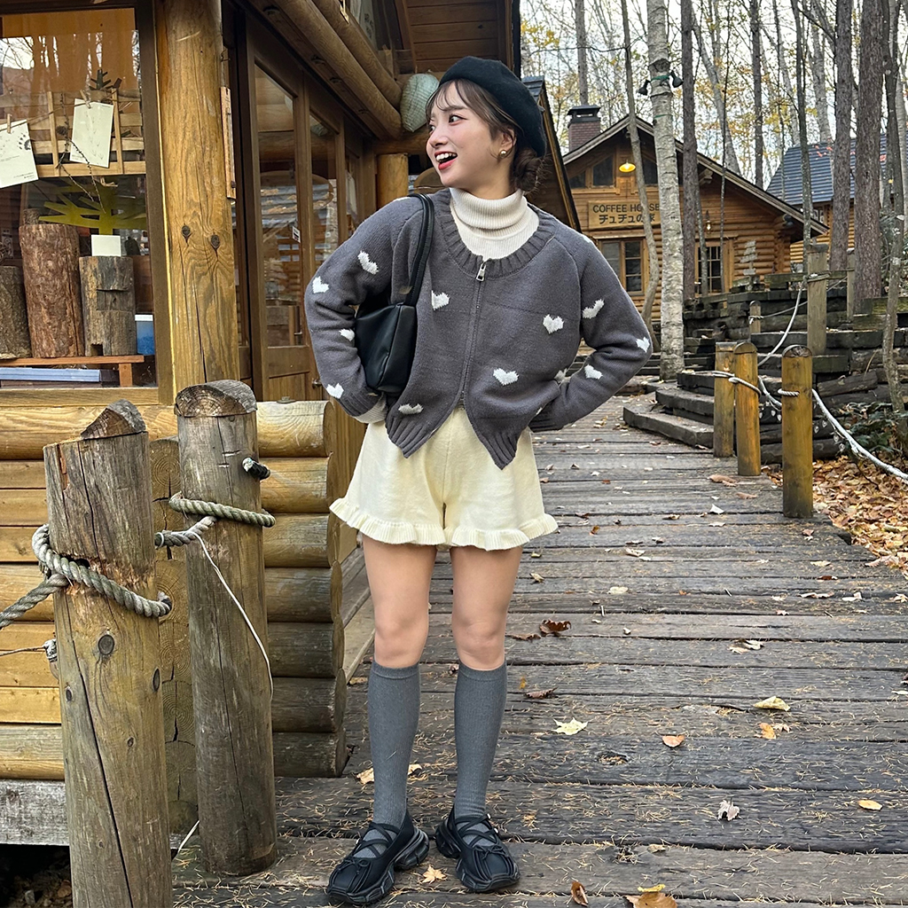 フリルニットショートパンツ | ファッション通販サイト NUGU