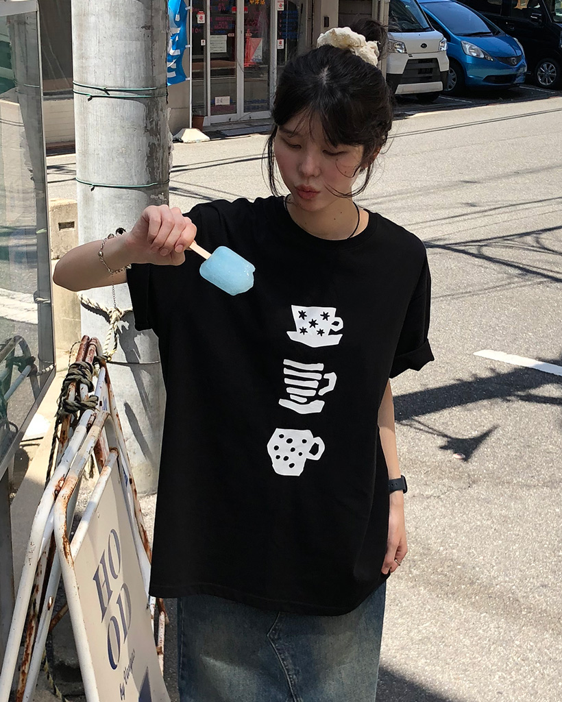 トップス oheshio APPLE DOT OVERFIT T-SHIRT OHESHIO X sep19