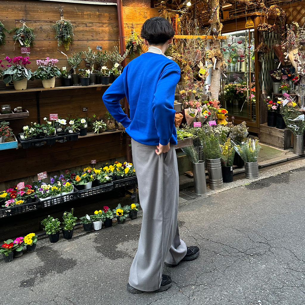 ユニークウールワイドスラックス | ファッション通販サイト NUGU