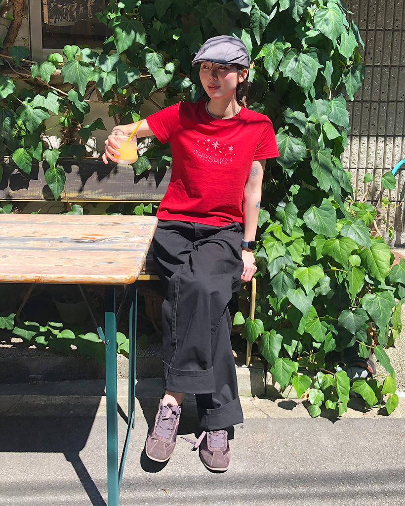しまさま専用ページ OHESHIO X sep19] STAR LOGO T-SHIRT, RED | ファッション通販