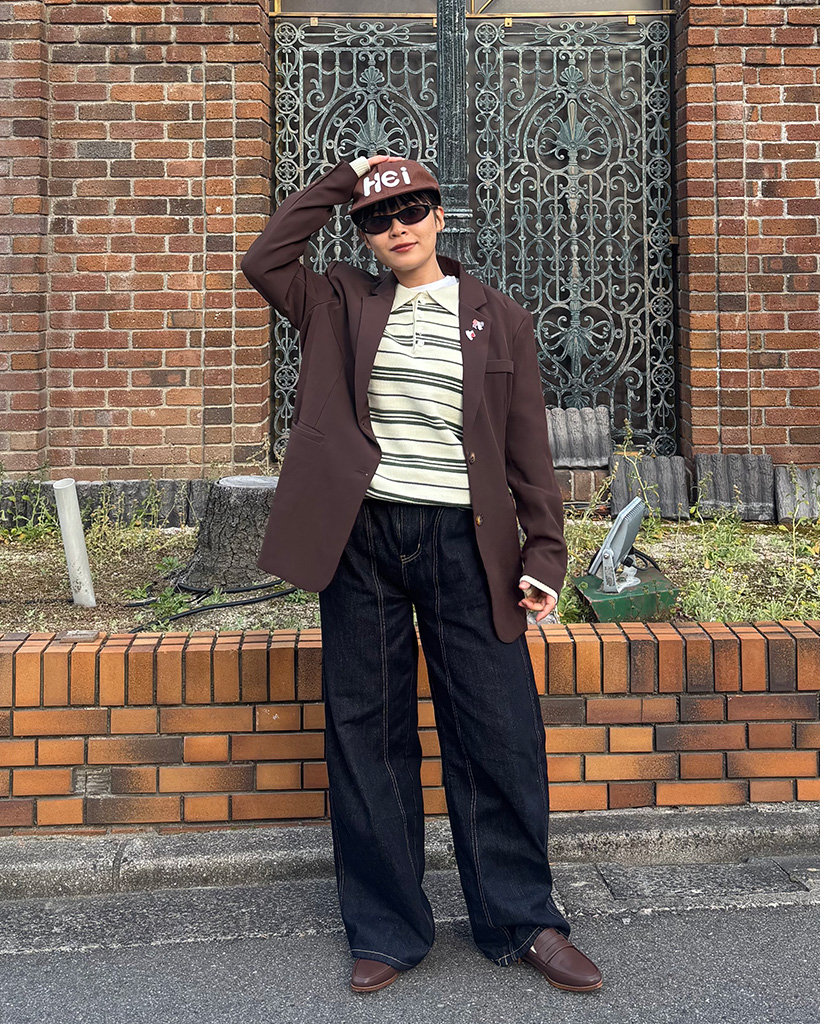 オーバーサイズブレザージャケット