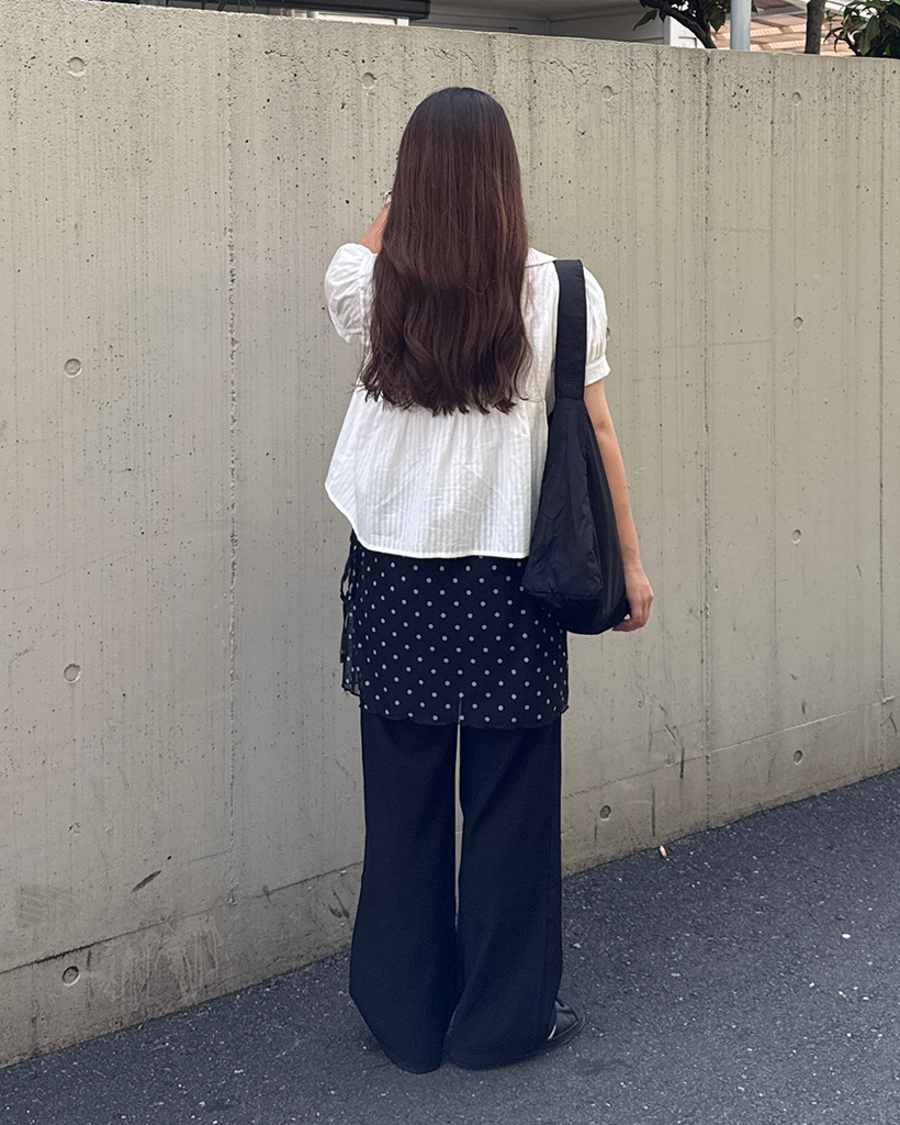 ドットレイヤードスカート | ファッション通販サイト NUGU