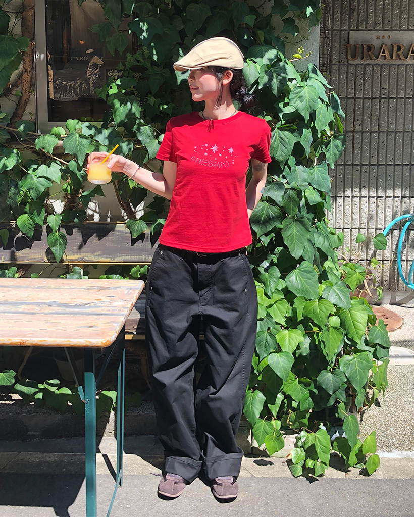 OHESHIO X sep19] STAR LOGO T-SHIRT, RED | ファッション通販