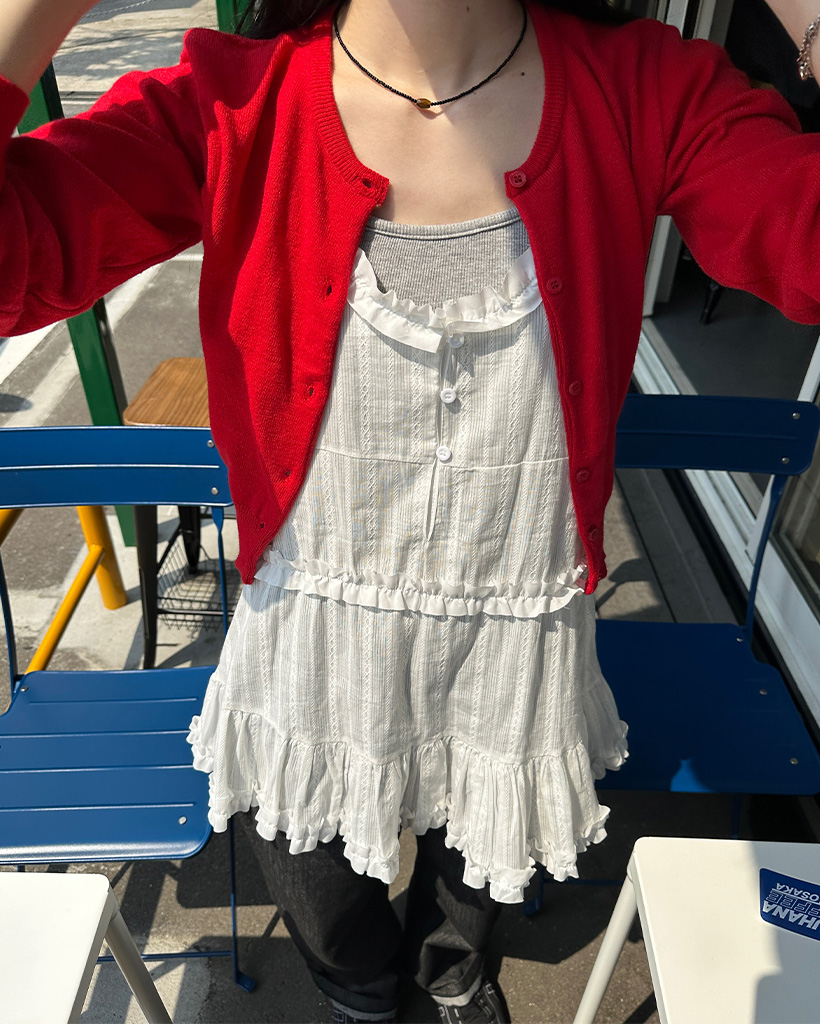 フリルキャミミニワンピース