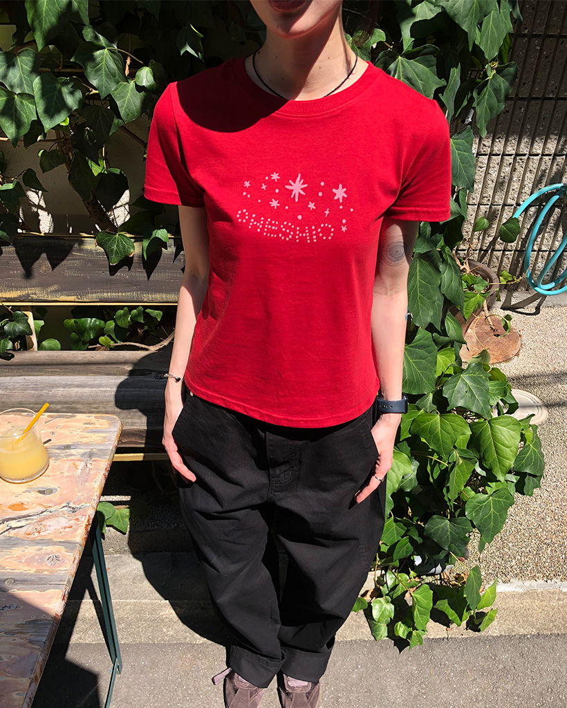 OHESHIO X sep19] STAR LOGO T-SHIRT, RED | ファッション通販