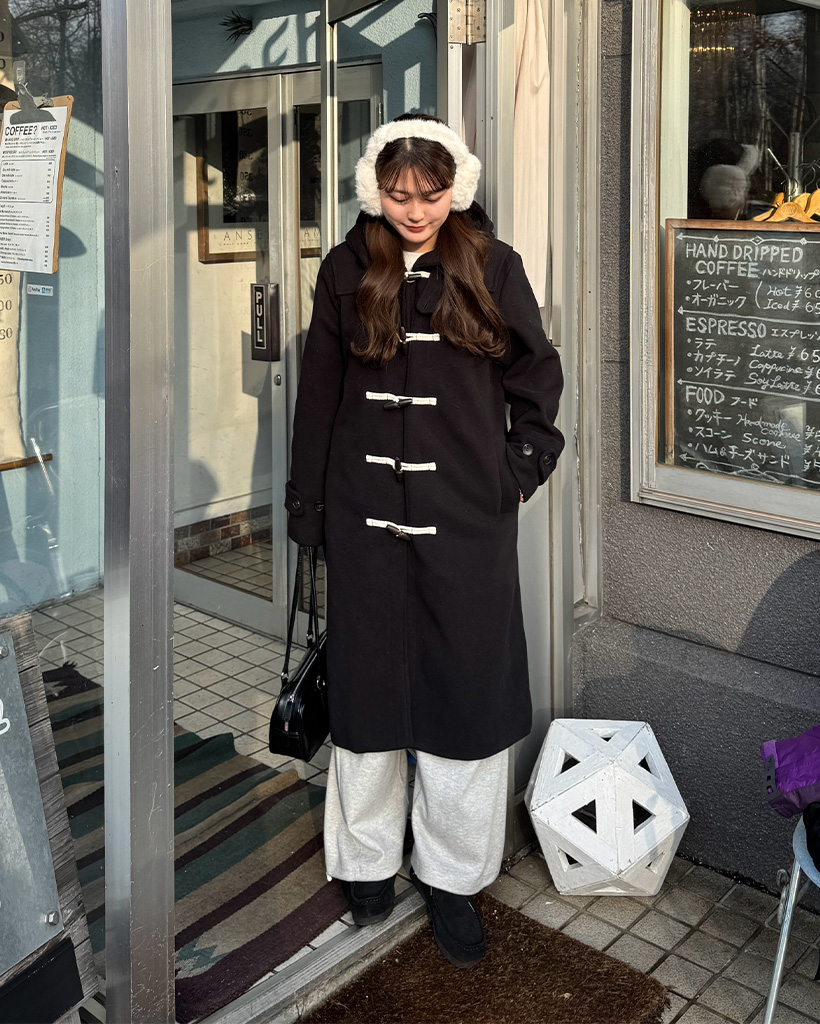 フードダッフルロングコート | ファッション通販サイト NUGU