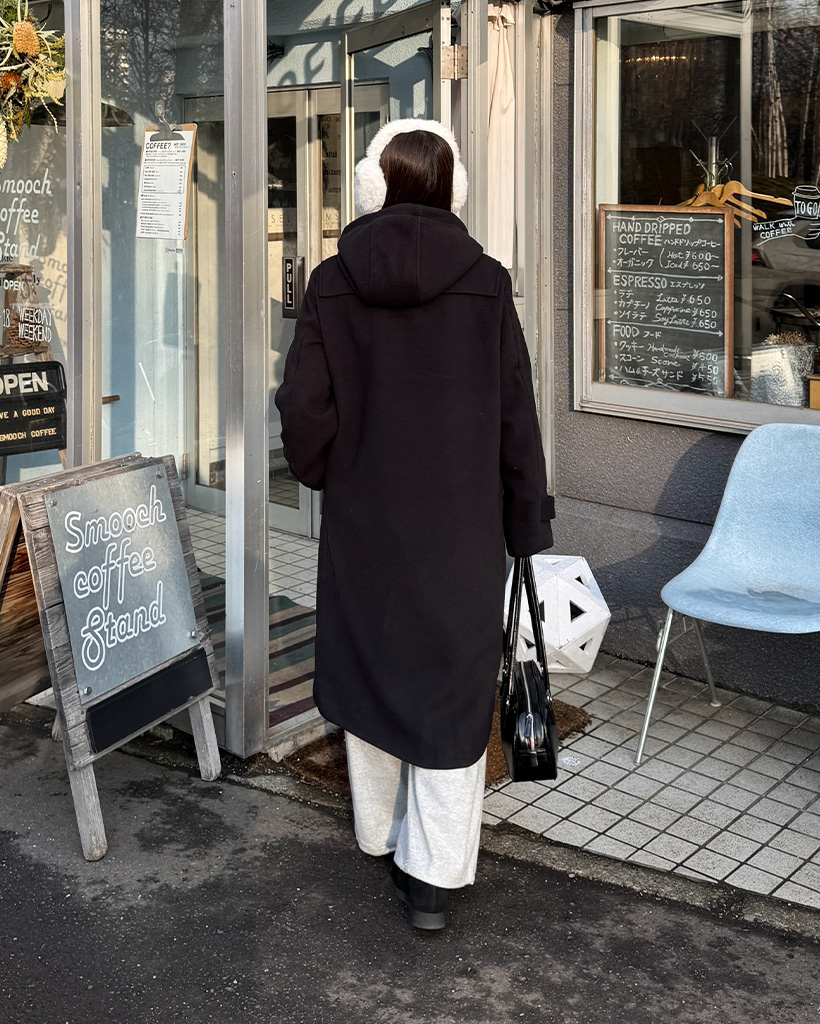フードダッフルロングコート | ファッション通販サイト NUGU