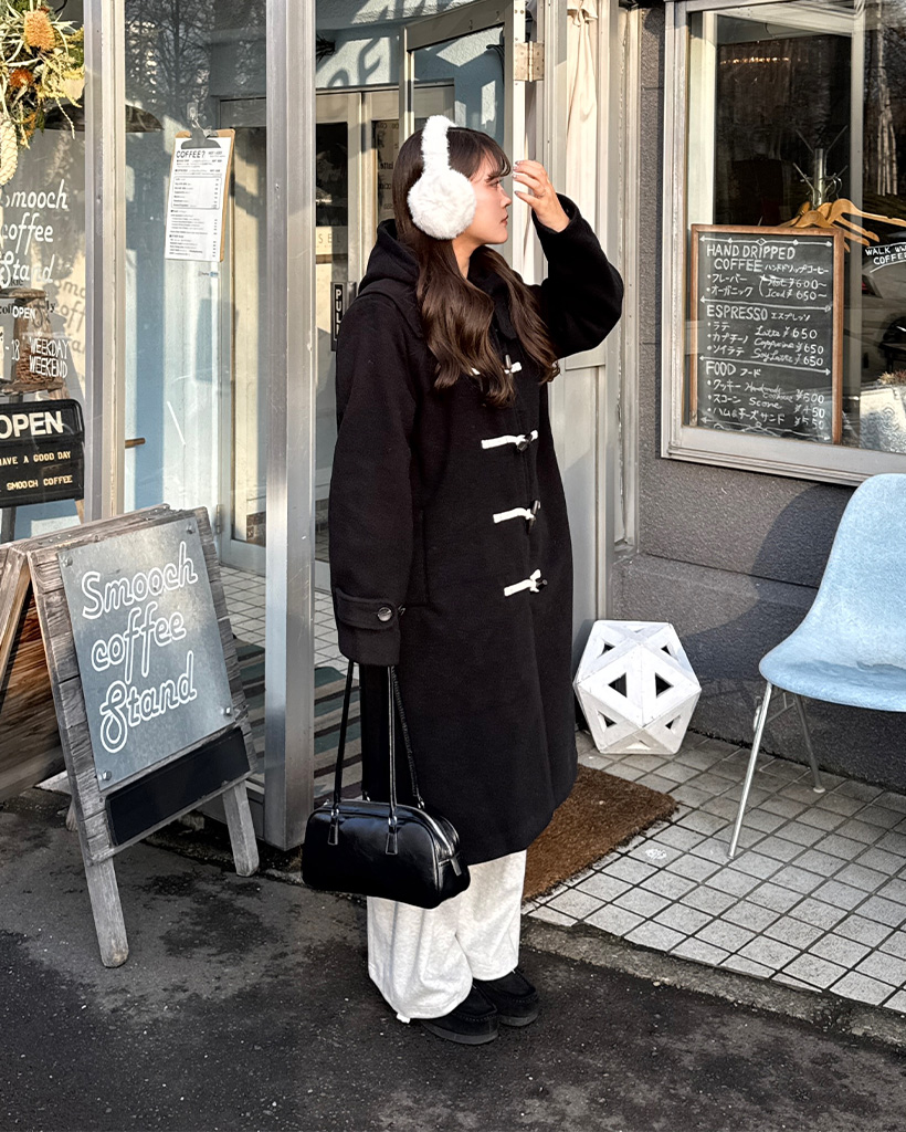 フードダッフルコート nugu フードダッフルロングコート | ファッション通販サイト NUGU