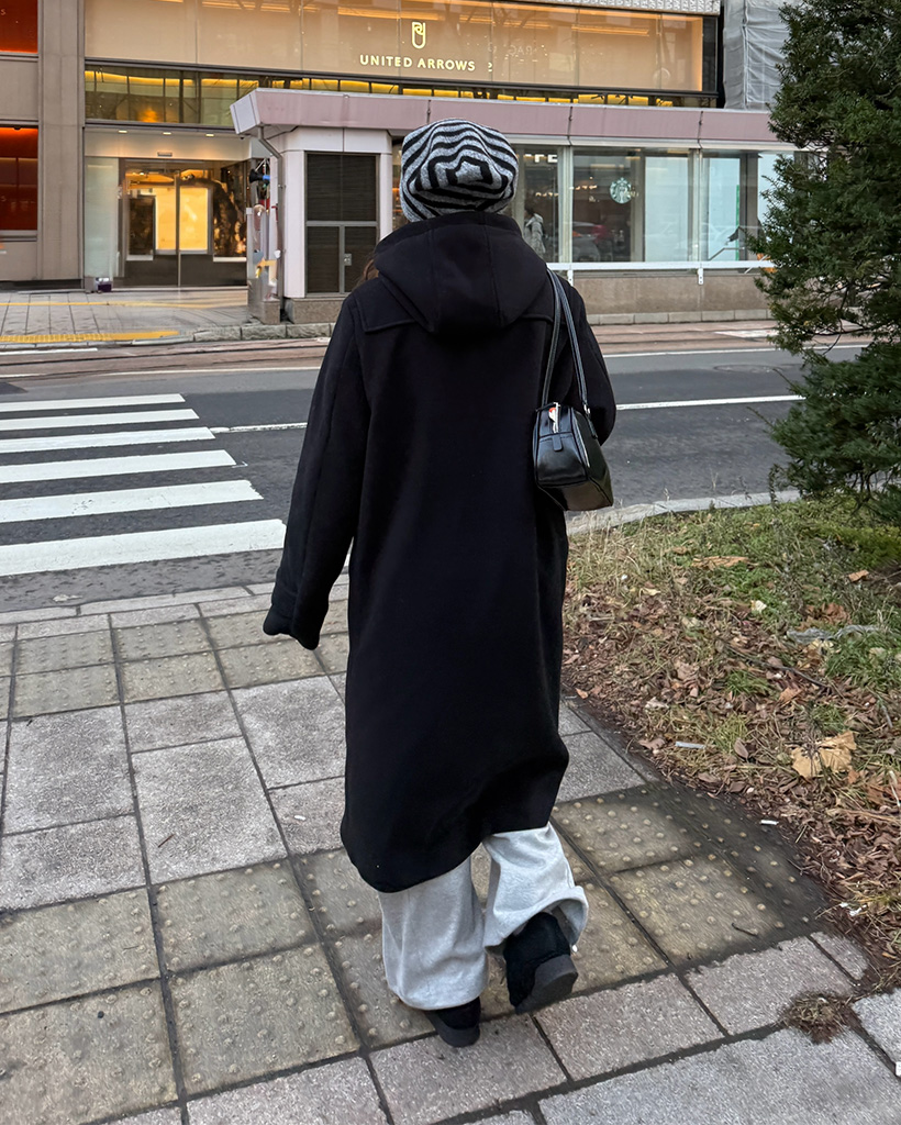 フードダッフルロングコート | ファッション通販サイト NUGU