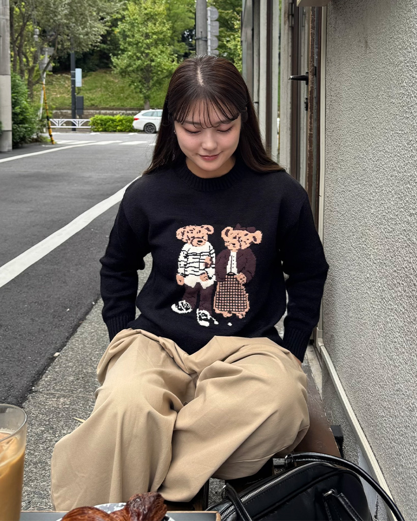 クマラウンドニット | ファッション通販サイト NUGU