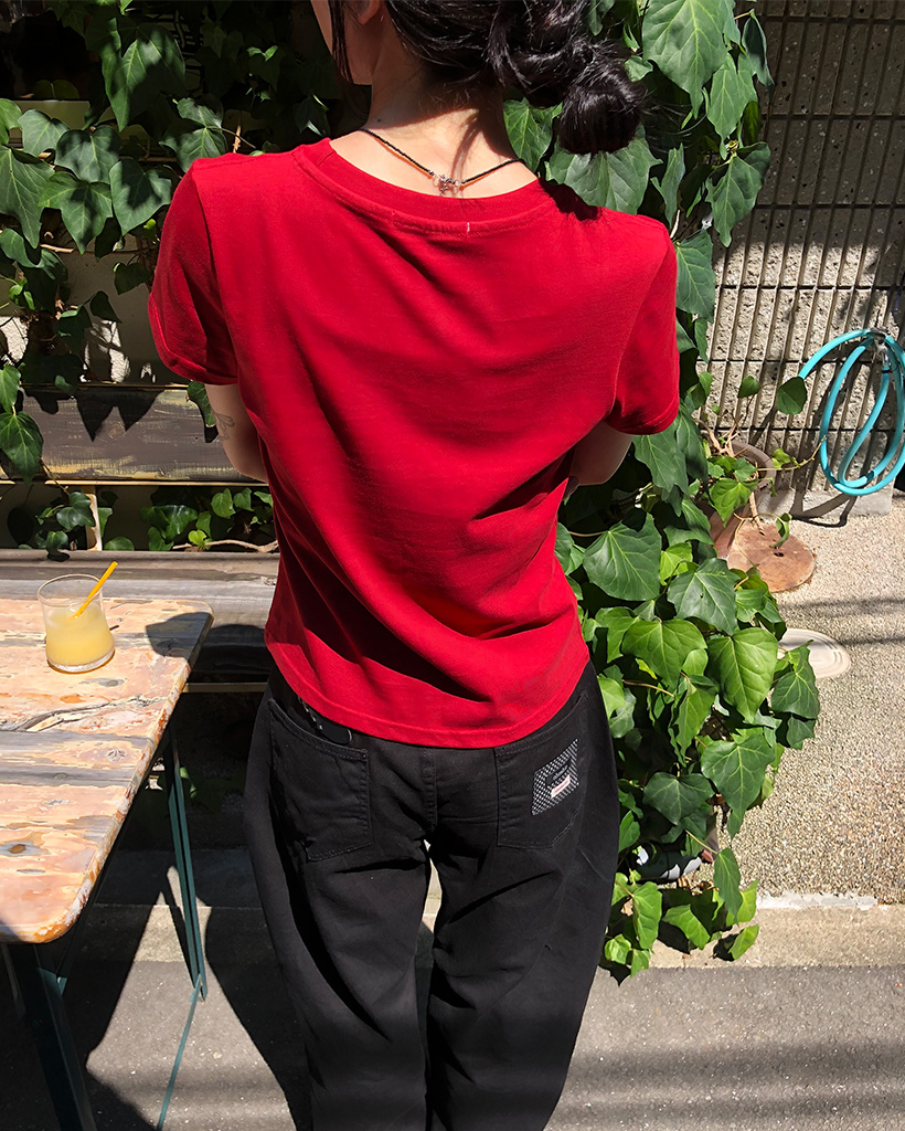 OHESHIO X sep19] STAR LOGO T-SHIRT, RED | ファッション通販