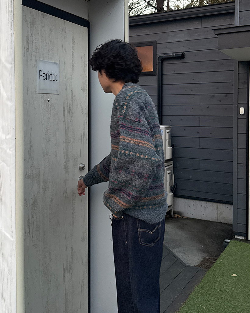 フェアアイルパターンヘアリーニットセーター | ファッション通販