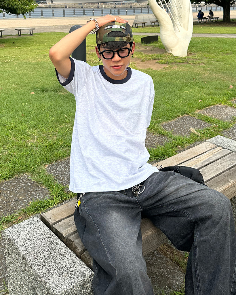 Tシャツ・カットソー HINDUSTRIE T-SHIRT G.18 (49481) SOUTHSIDE CROSS LOGO TEE（Tシャツ/カットソー）｜BREATH