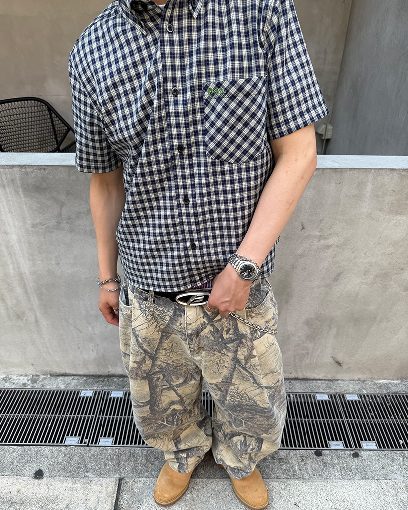 ツリーパターンバックタックバルーンパンツ | ファッション通販