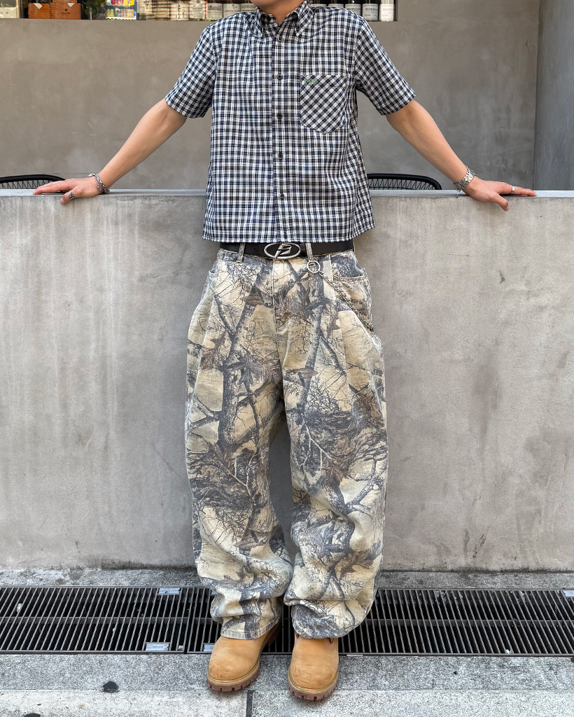 ツリーパターンバックタックバルーンパンツ | ファッション通販