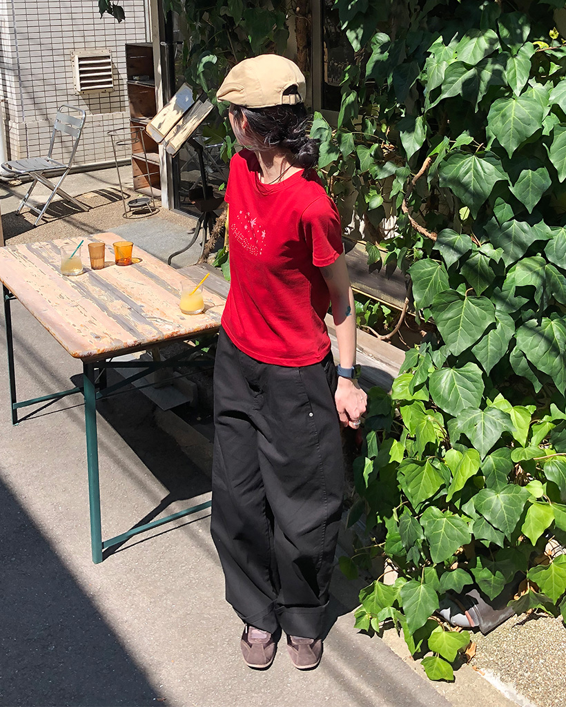 しまさま専用ページ OHESHIO X sep19] STAR LOGO T-SHIRT, RED | ファッション通販
