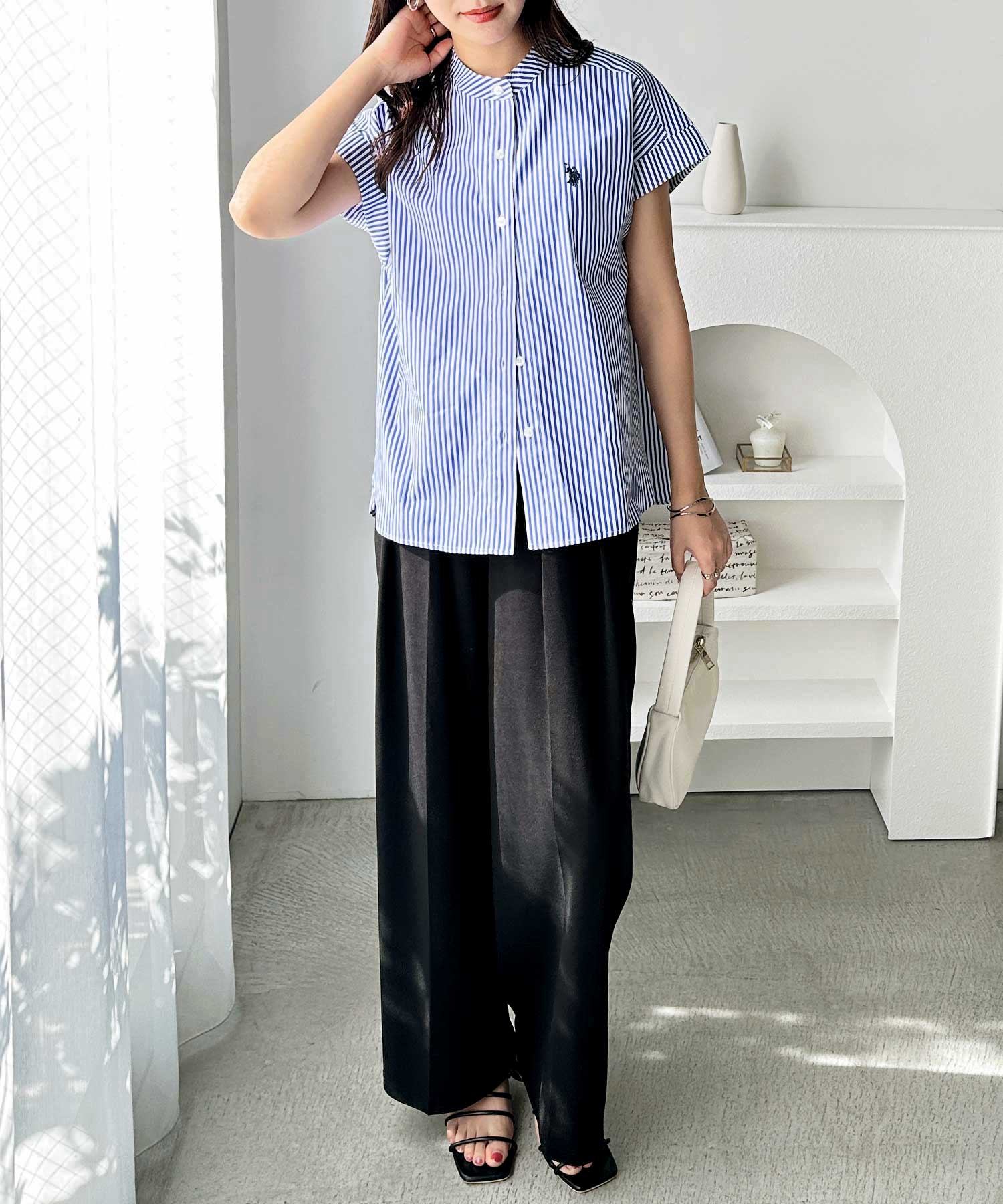 ももたん GeeRA別注【U.S. POLO ASSN.】夏 におすすめ！フレンチスリーブワン