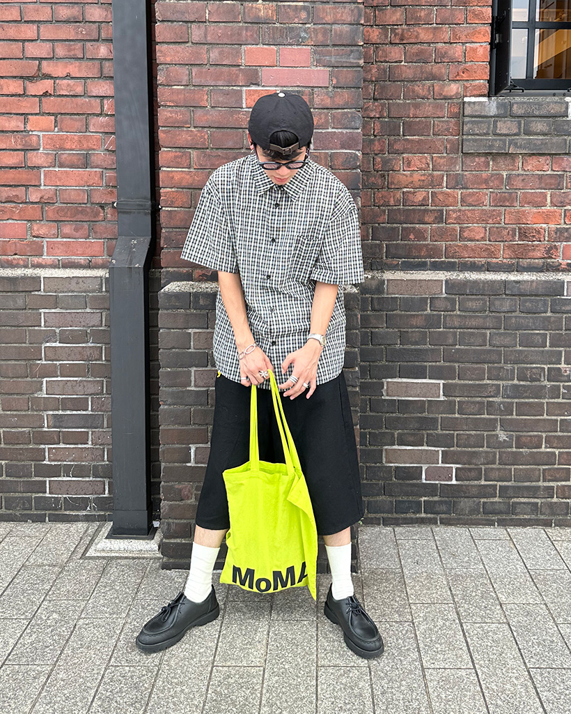 コットンチェック半袖シャツ | ファッション通販サイト NUGU
