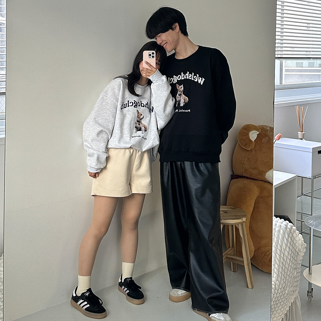 ユニセックス）アニマル裏起毛スウェットシャツ | ファッション通販