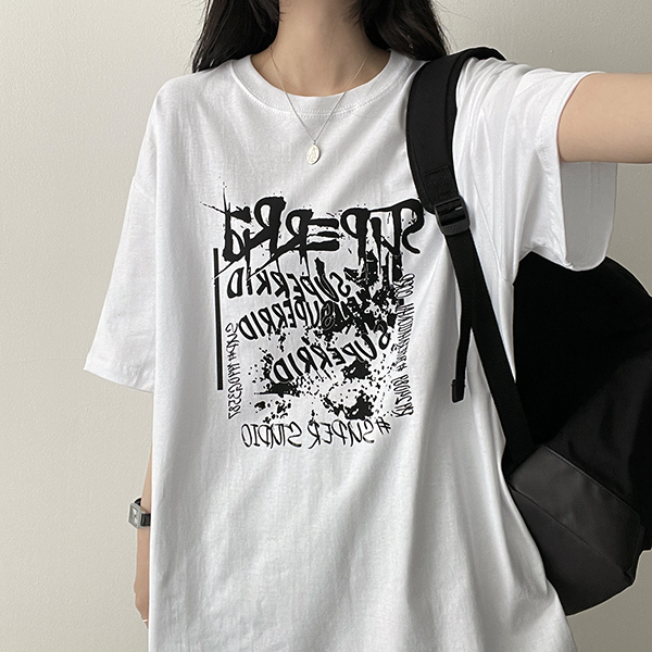 ヴィンテージジャージー オーバーサイズSample Sticker Tシャツ ヴィンテージジャージー オーバーサイズSample Sticker Tシャツ