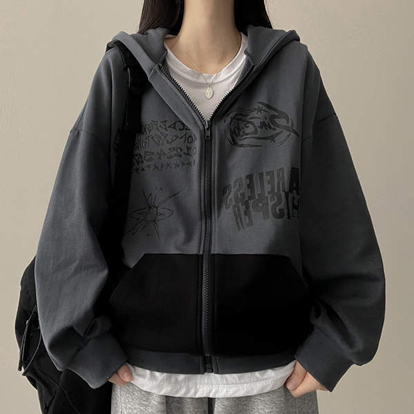 y2kビンテージクロップドジップアップパーカー | ファッション通販