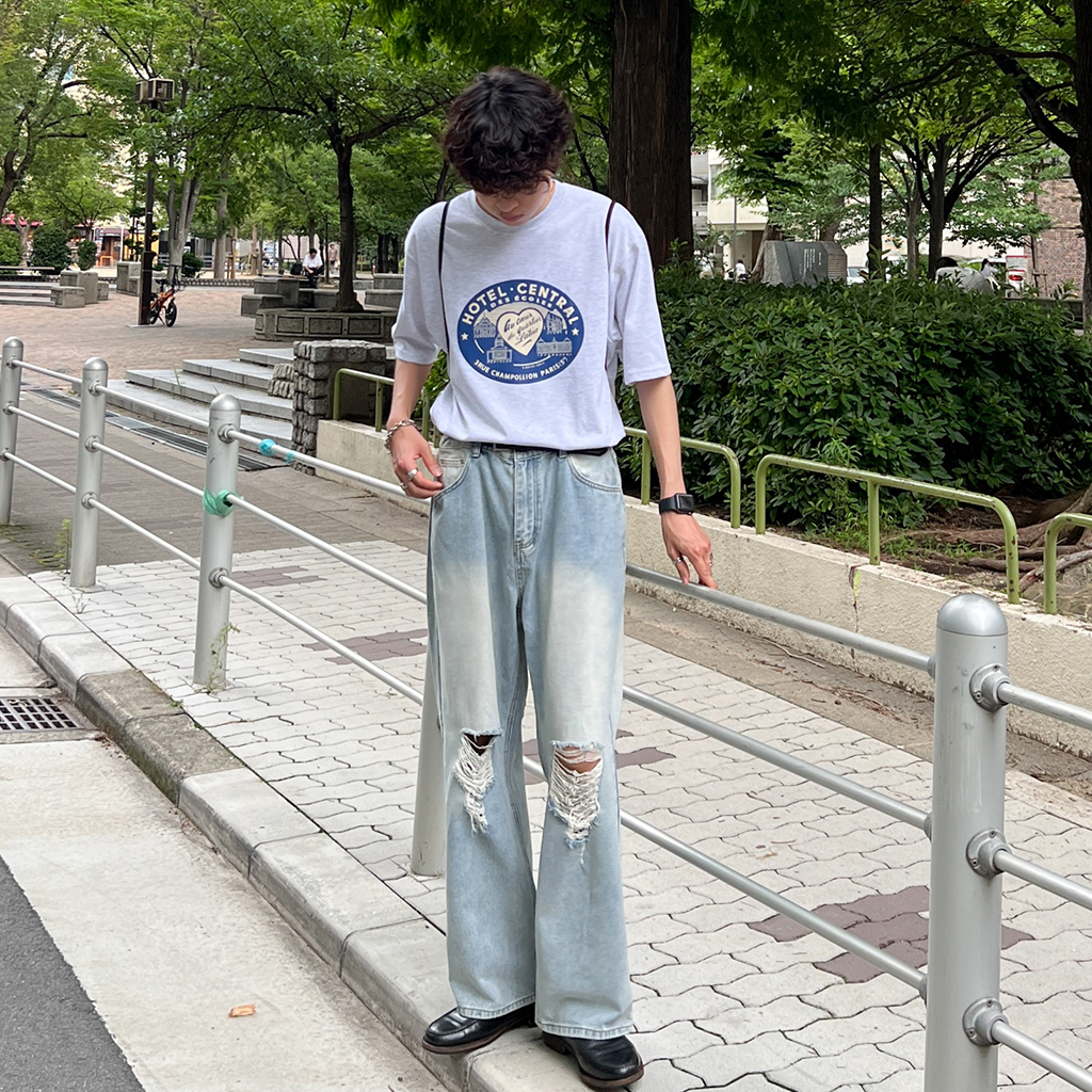 セントラルグラフィック半袖Tシャツ | ファッション通販サイト NUGU