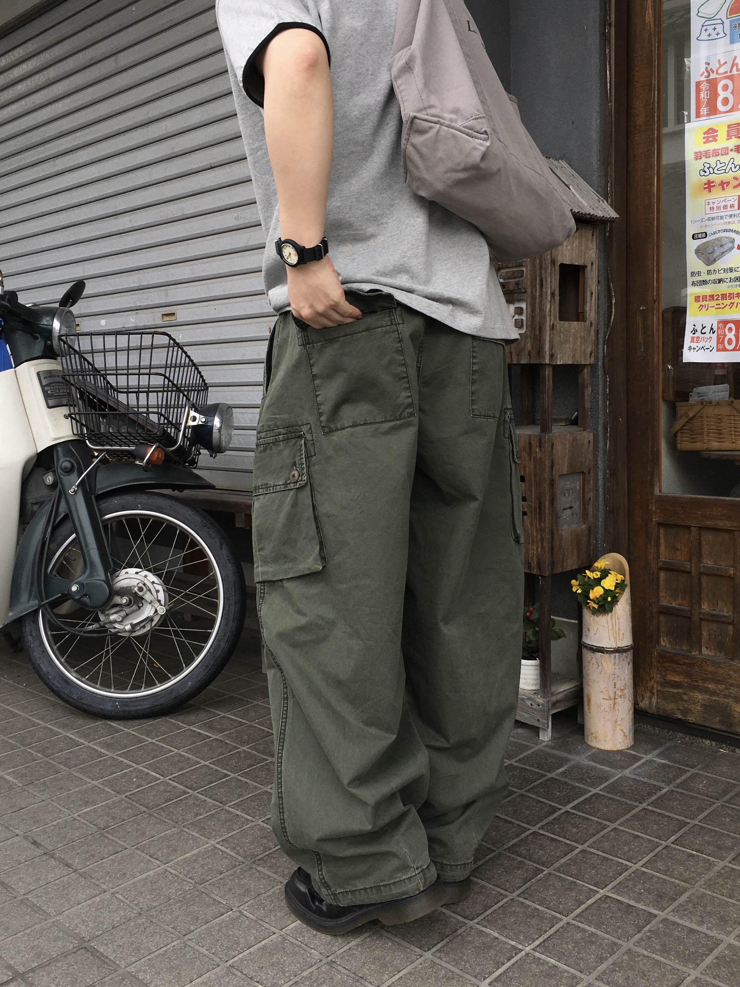 KIK WEAR ヴィンテージ 古着 パンツ 緑 カーゴパンツ KIK WEAR ヴィンテージ 古着 パンツ 緑 カーゴパンツ