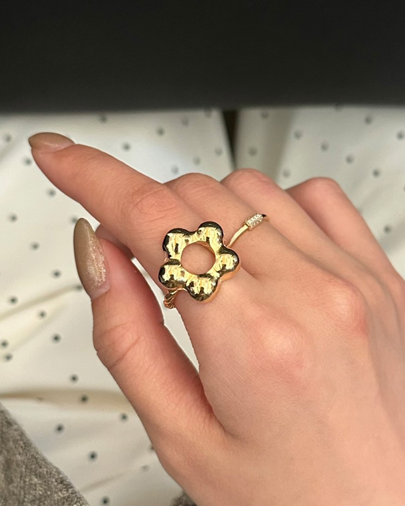 フラワーボールドリング