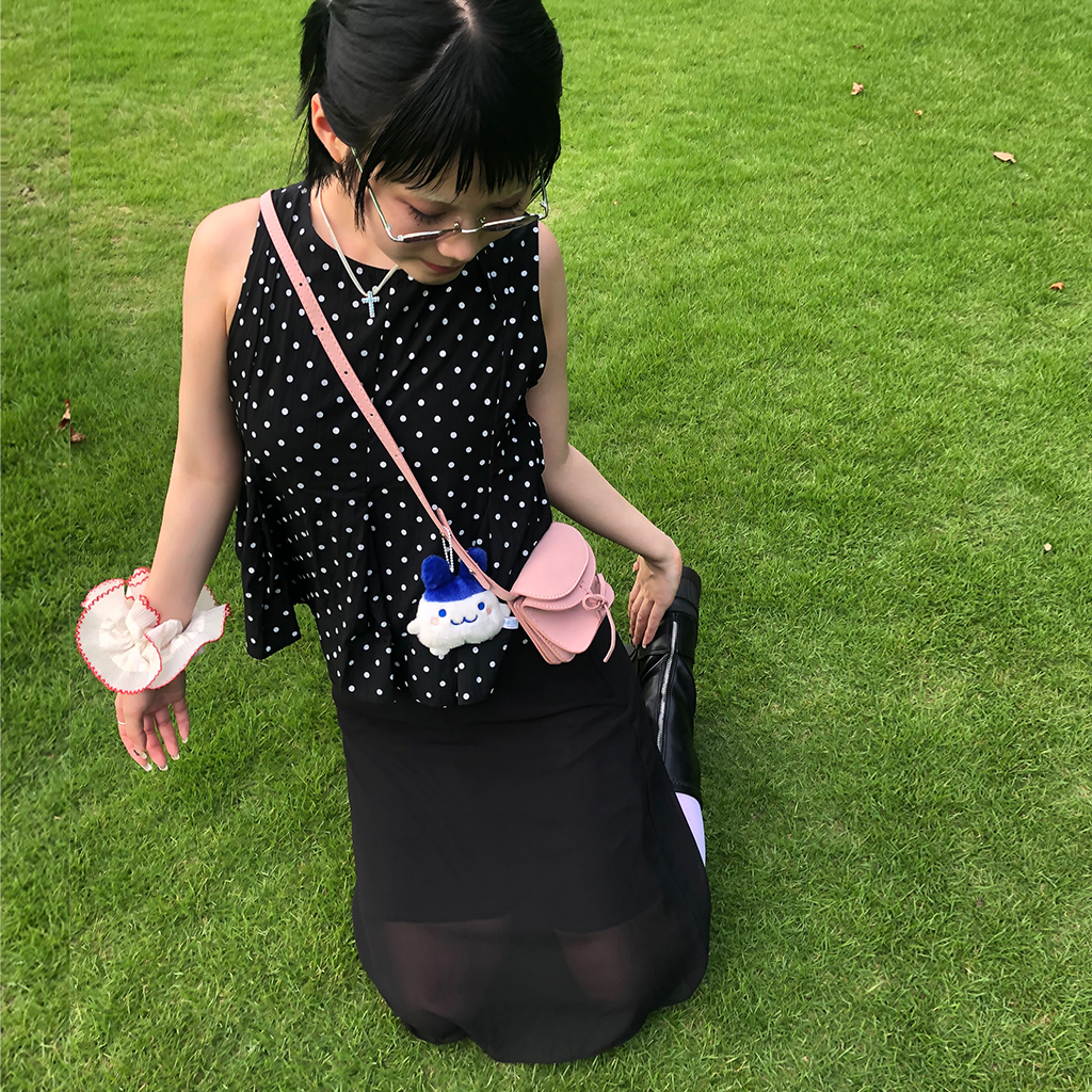 ドットノースリーブブラウス | ファッション通販サイト NUGU