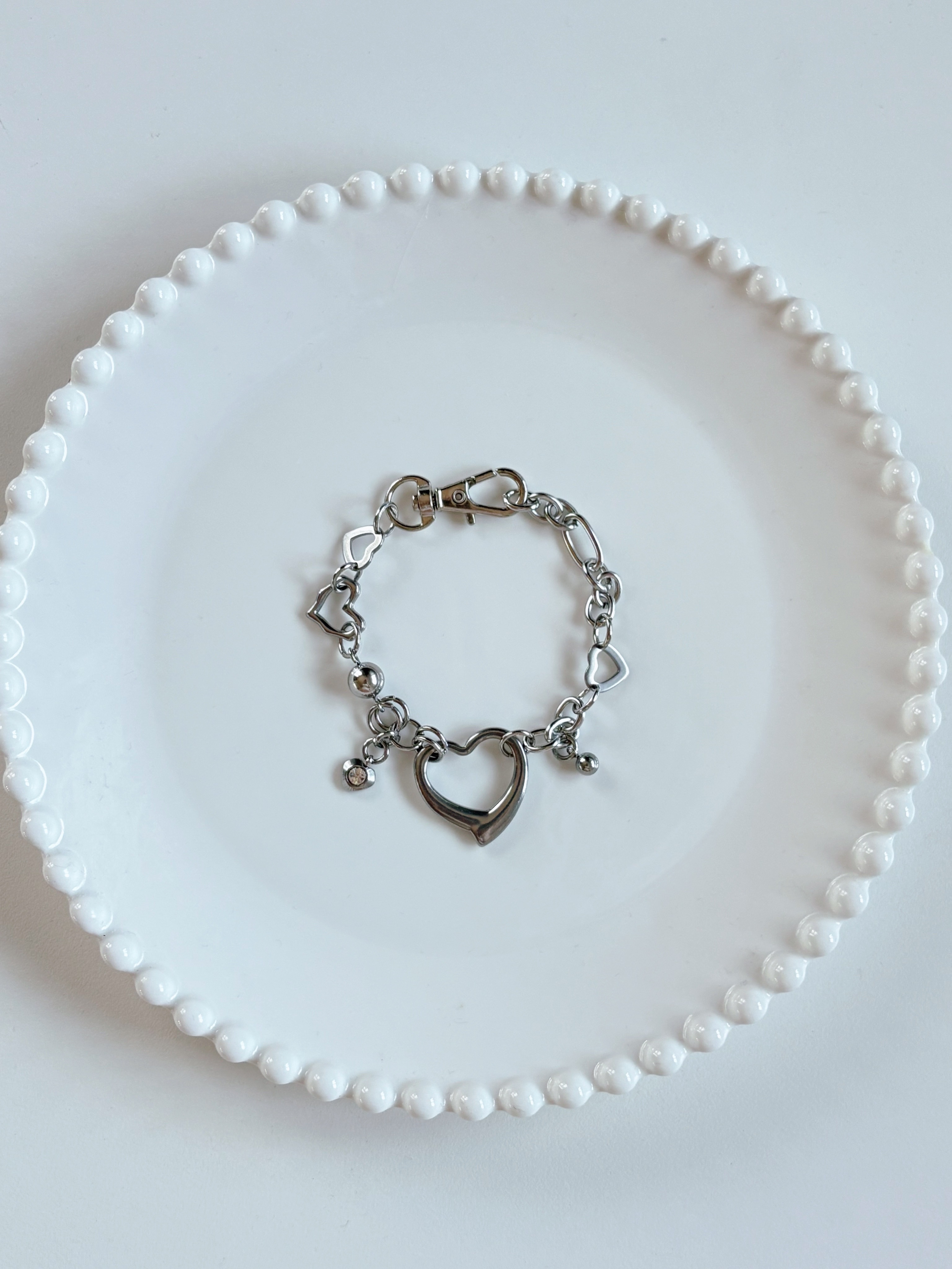 オープンハートミックスブレスレット | ファッション通販サイト NUGU