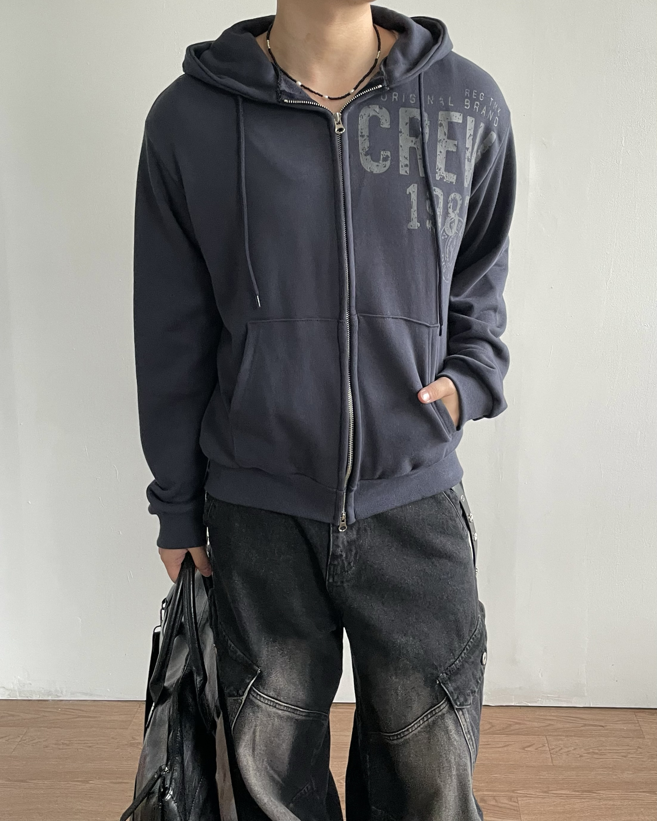 サーブクロップドフード付きパーカー | ファッション通販サイト NUGU