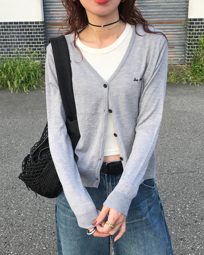 秋再入荷]ドット柄ニットカーディガン | ファッション通販サイト