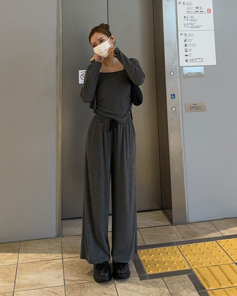 キャミxカーディガンxパンツセットアップ | ファッション通販