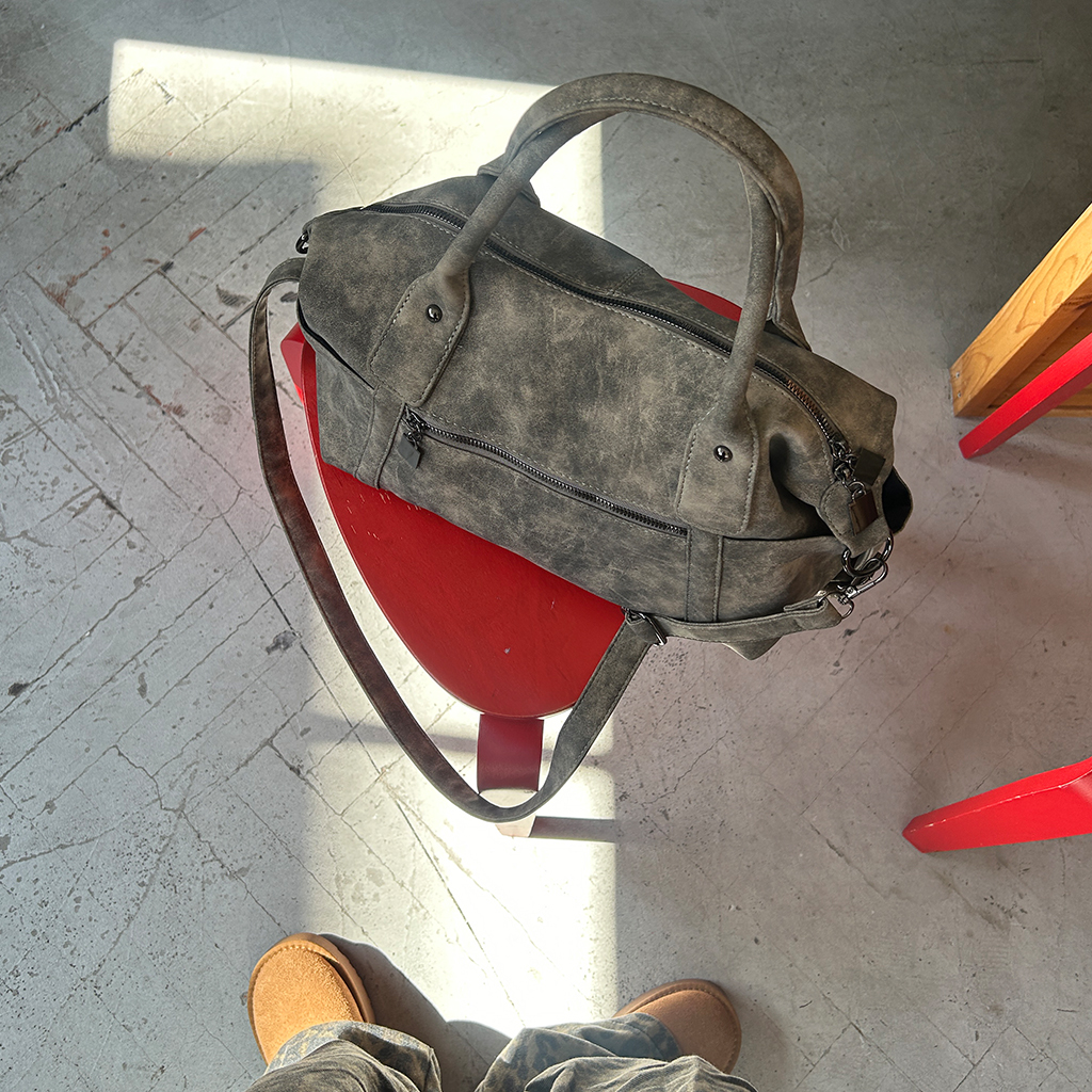 ヴィンテージボストンショルダーアンドトートバッグ