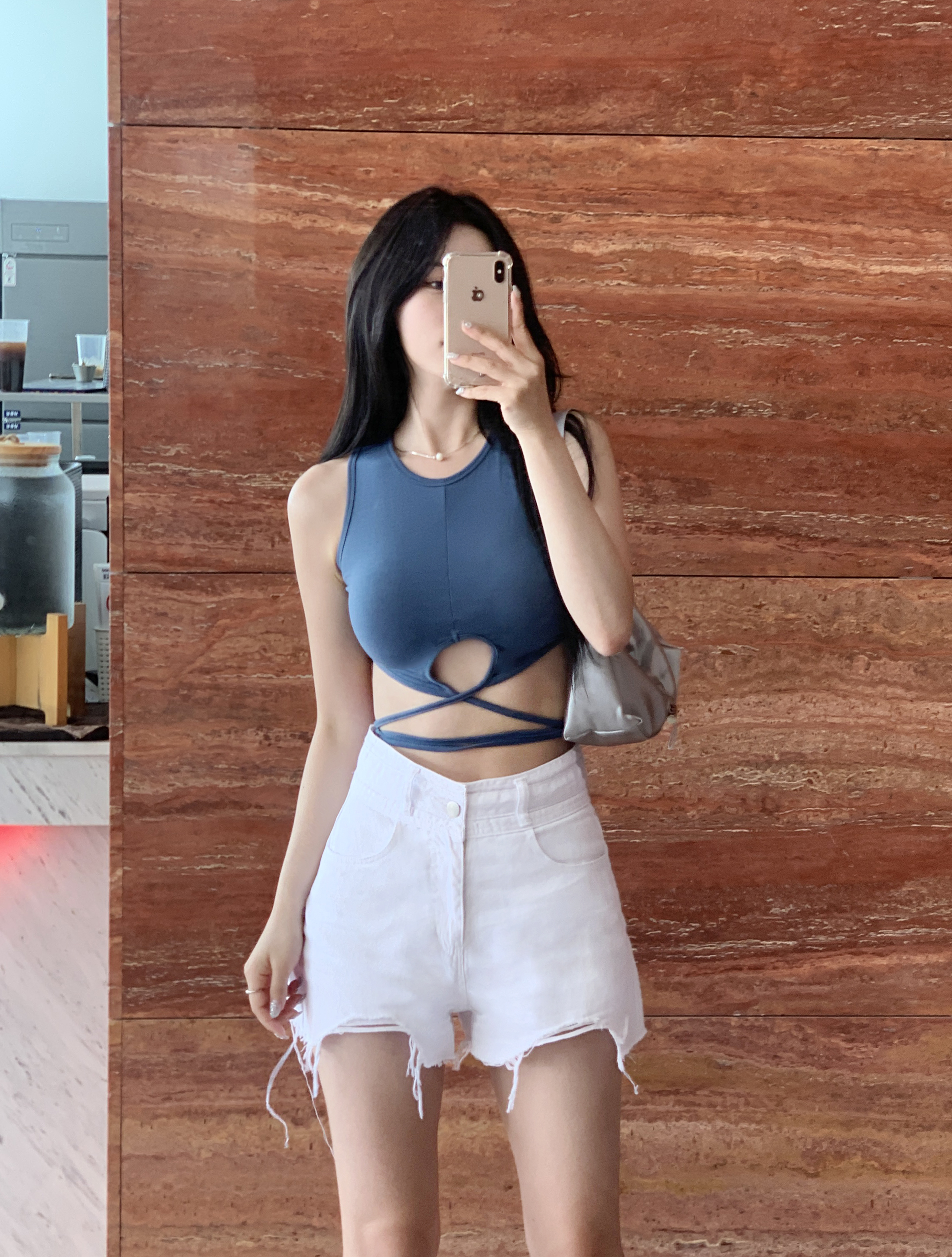 クロスストラップトップ(5color) | ファッション通販サイト NUGU