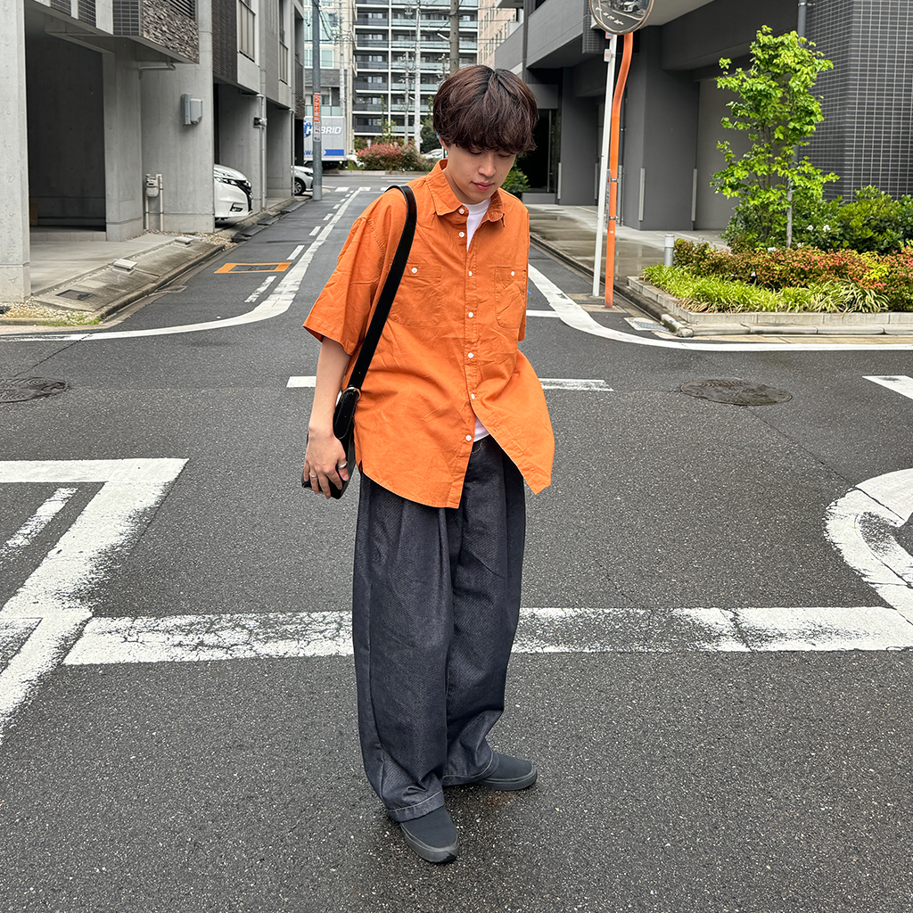 ツーピンタックワイドデニムパンツ | ファッション通販サイト NUGU