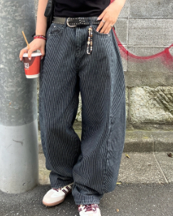 ストライプデニムパンツ | ファッション通販サイト NUGU