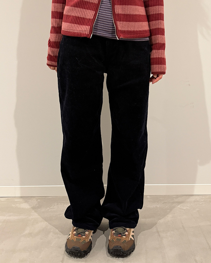 コーデュロイワイドパンツ
