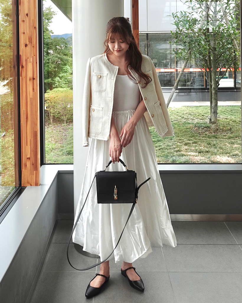 サテンバルーンロングスカート | ファッション通販サイト NUGU