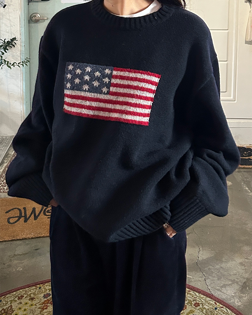 ユニセックス）ビンテージアメリカンニットセーター | ファッション