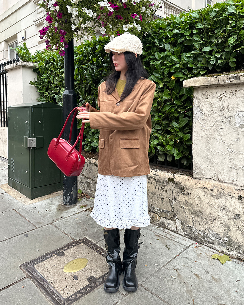 スエードボタンジャケット | ファッション通販サイト NUGU