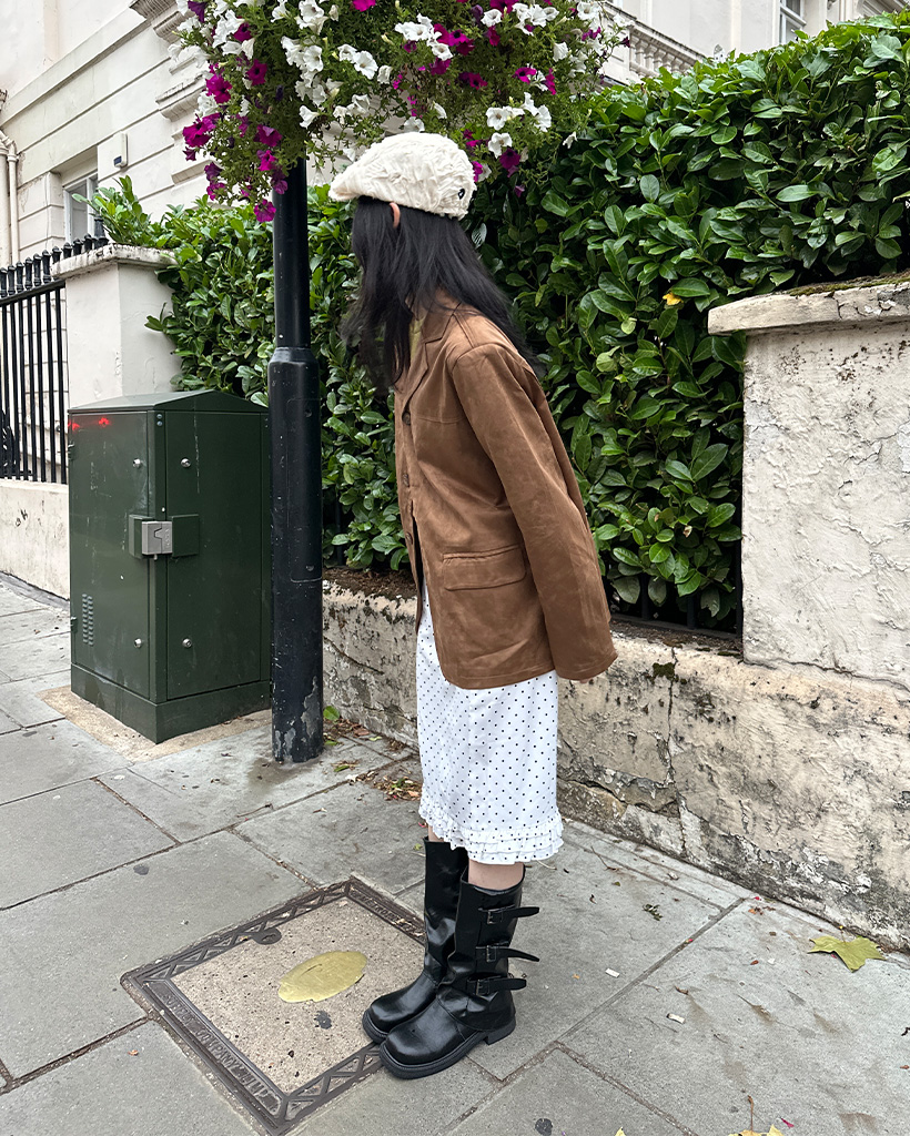 ☆Glam Lips☆エコスエードアンティークボタン3rdタイプジャケット☆ ☆Glam Lips☆エコスエードアンティークボタン3rdタイプジャケット☆