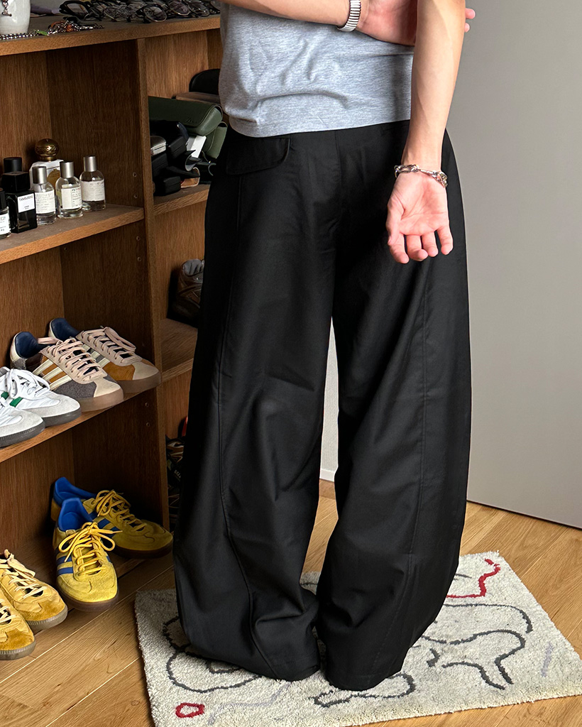 ユニセックス）バルーンフィットスラックスパンツ | ファッション通販