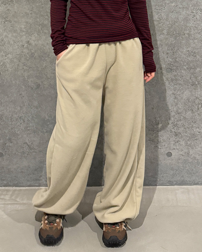 ドローコードフリースパンツ