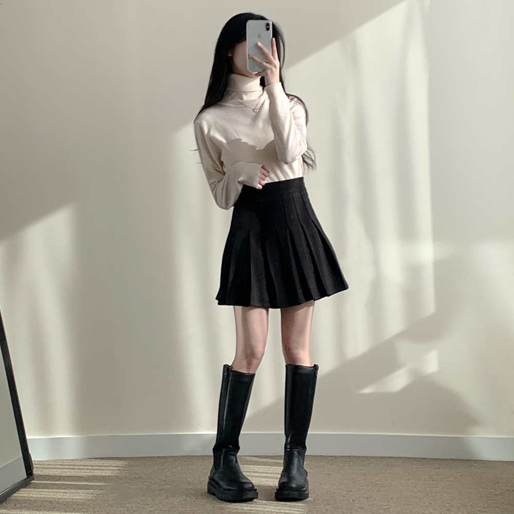 パンツ型裏地/4color] プリーツテニススカート | ファッション