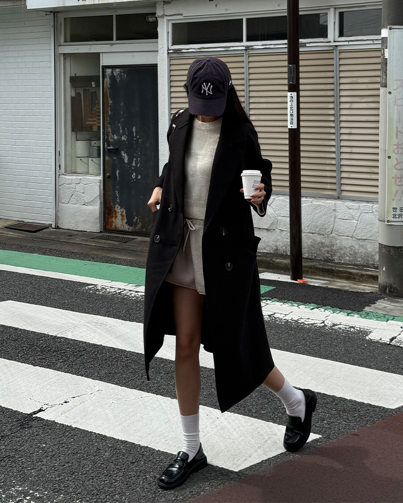 ダブルボタンロングコート | ファッション通販サイト NUGU