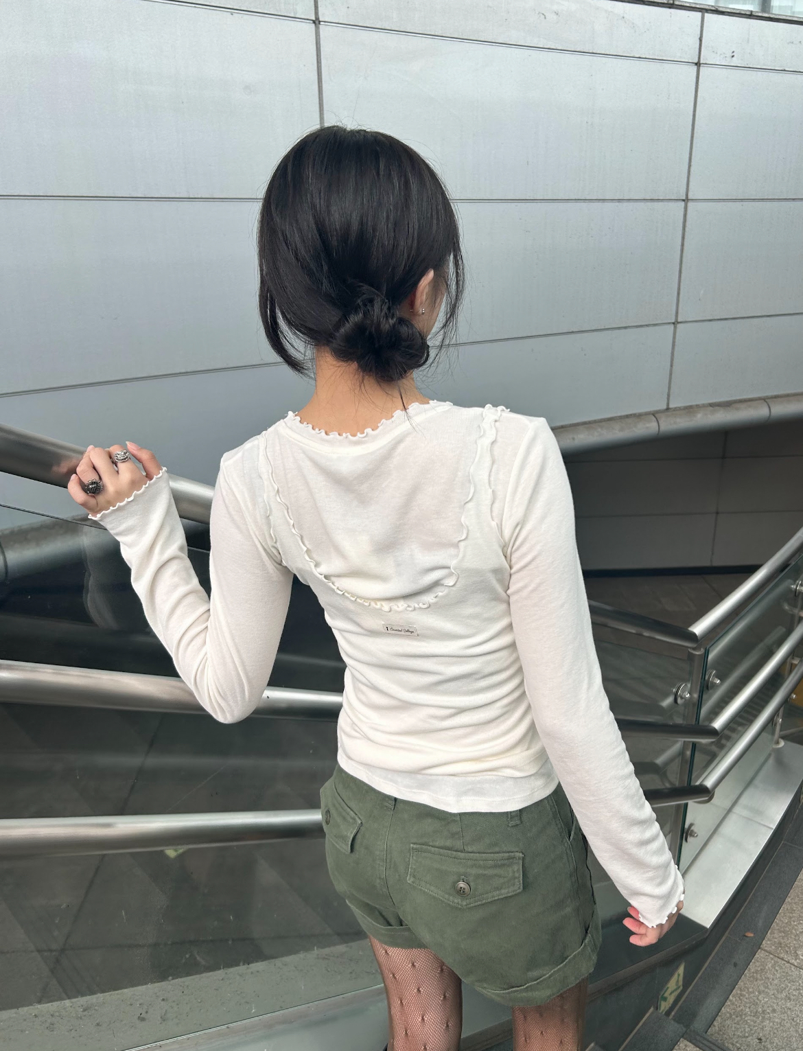 RISA x For Your Eyes Only] Lany Bustier Layered Setup (Ivory