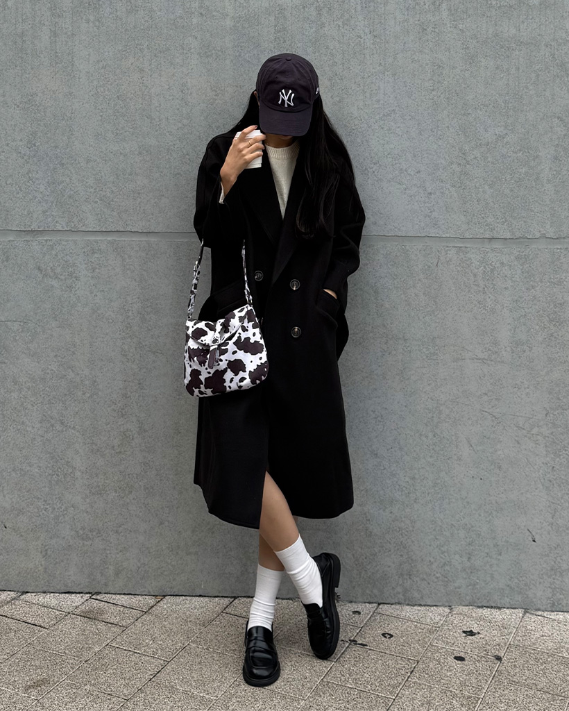 ダブルボタンロングコート | ファッション通販サイト NUGU