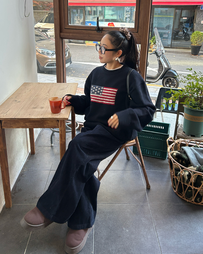 ユニセックス）ビンテージアメリカンニットセーター | ファッション