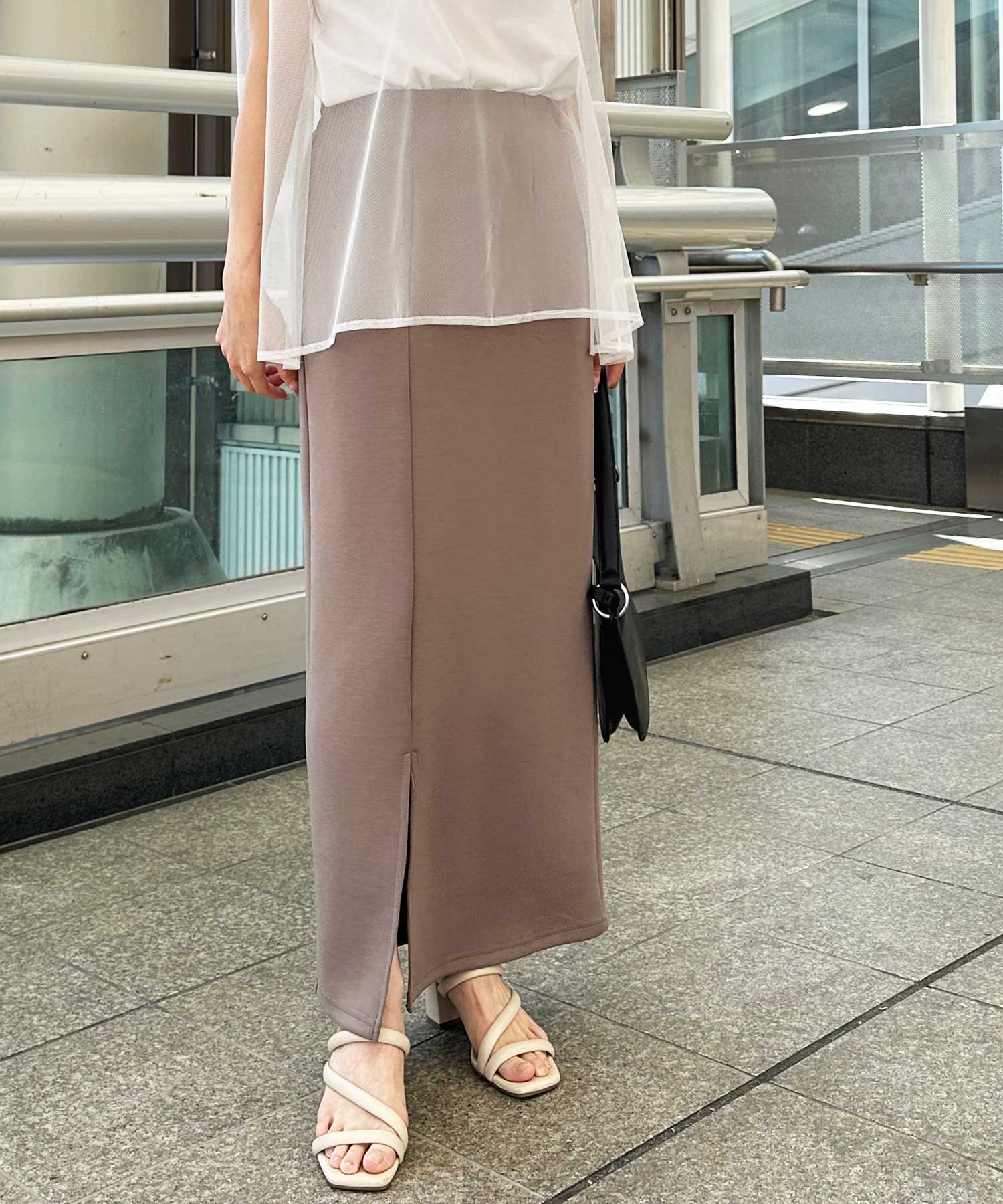 Deuxieme Classe ストレッチポンチタイトスカート 38 キャメル 827230747.jpg?1579439850